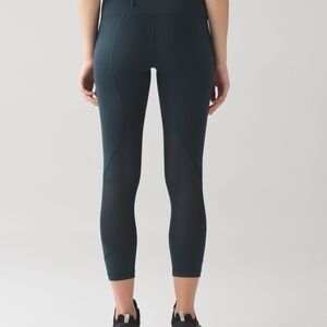 Lululemon Pace Rival Crop *22" Nocturnal Teal